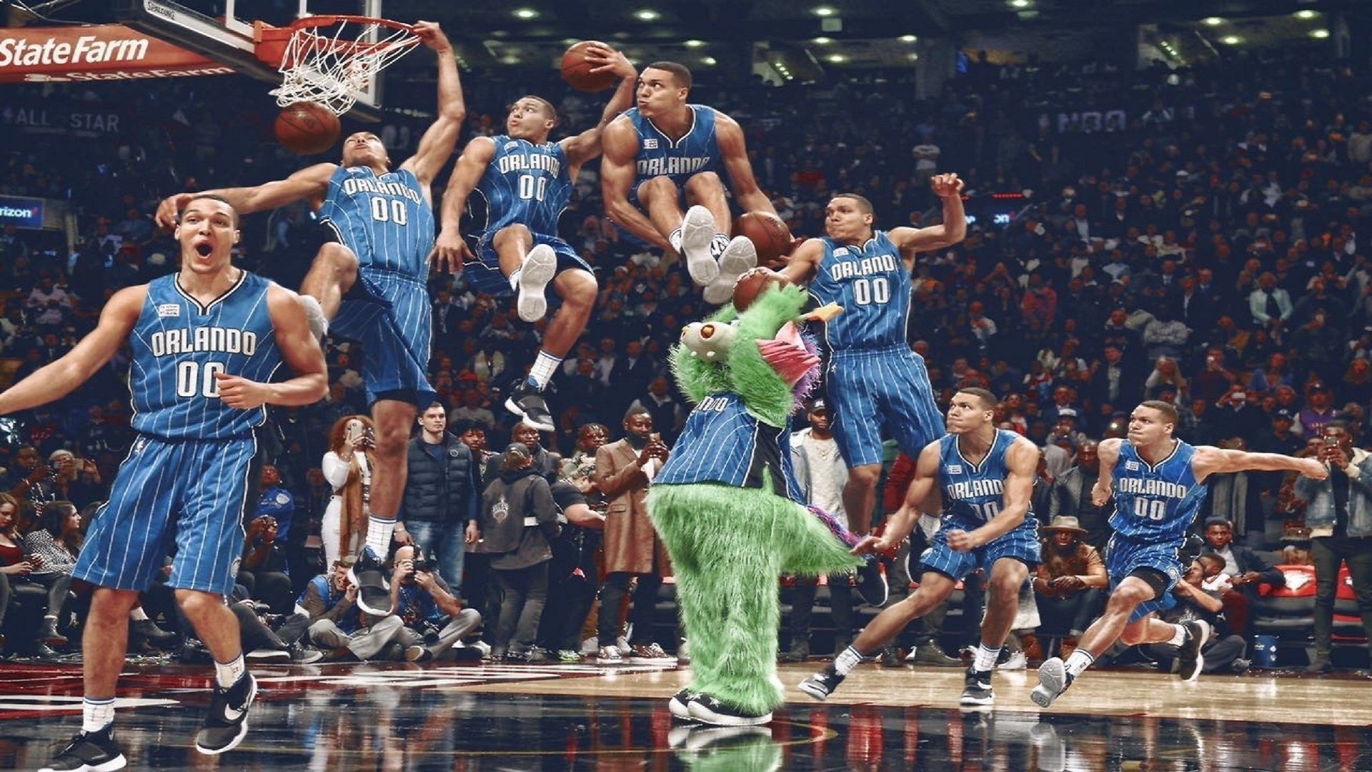 JIU YOU GAME-篮球赛事转播采用先进4K技术，篮球转播机位图